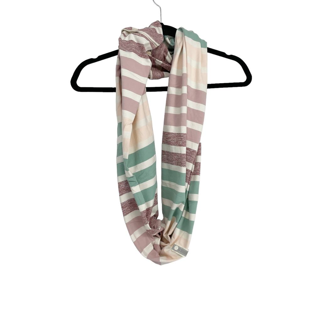 Lululemon Scarf Vinyasa Wrap One Size Triplet Twin Stripe Heathered Angel Wing